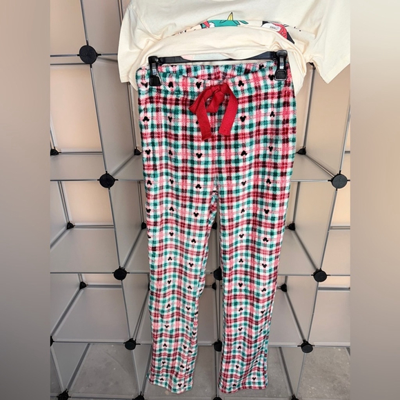 Disney Mickey & Minnie Christmas Adult Unisex Pajama Set Size S NWT - Picture 3 of 7